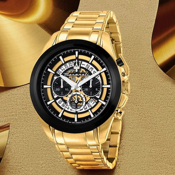 Original Maserati Men's Watch Fashion Leisure Explorer Series Steel Strap Large Dial European and American watches